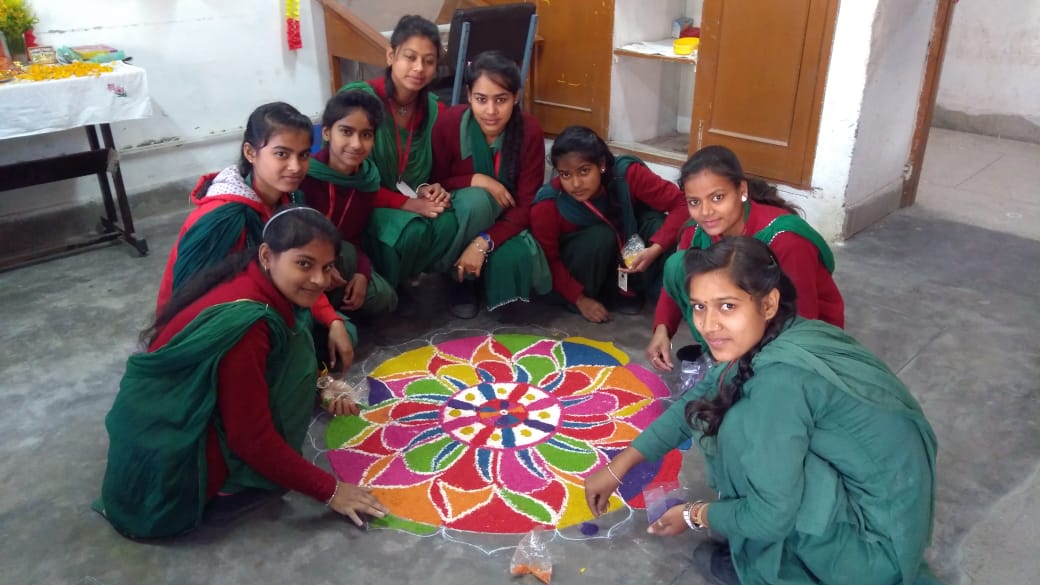 Rangoli Competition on Diwali festival 2018