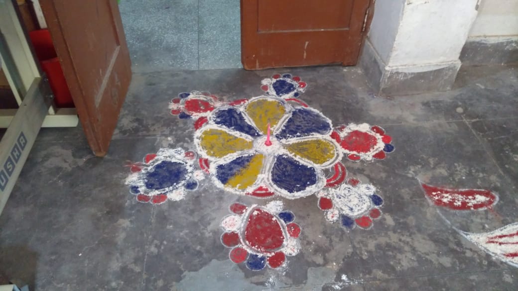 Rangoli Competition on Diwali festival 2018