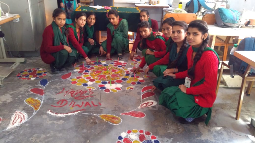 Rangoli Competition on Diwali festival 2018