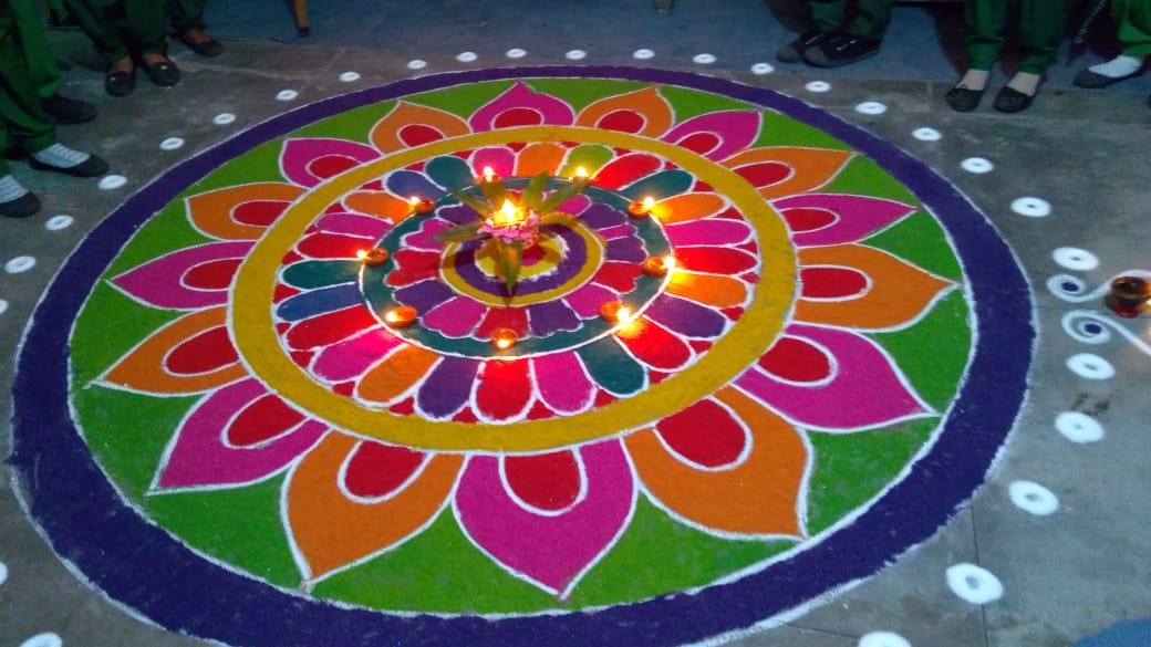 Rangoli Competition on Diwali festival 2018