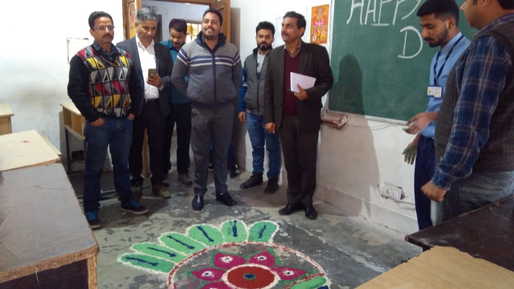 Rangoli Competition on Diwali festival 2018