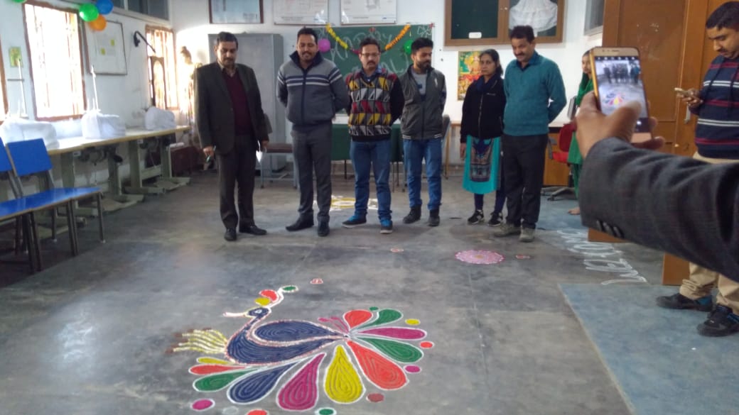 Rangoli Competition on Diwali festival 2018