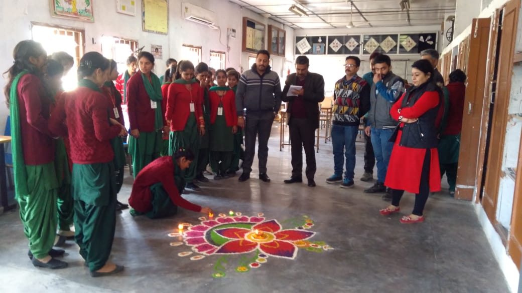 Rangoli Competition on Diwali festival 2018