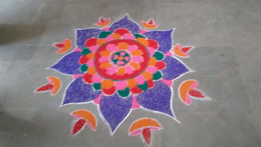 Rangoli Competition on Diwali festival 2018