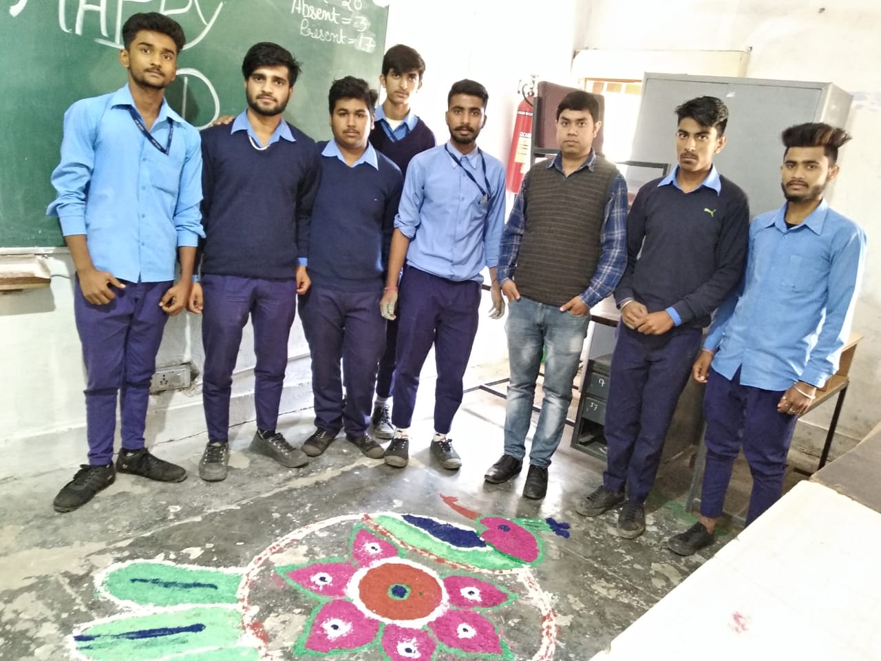 Rangoli Competition on Diwali festival 2018